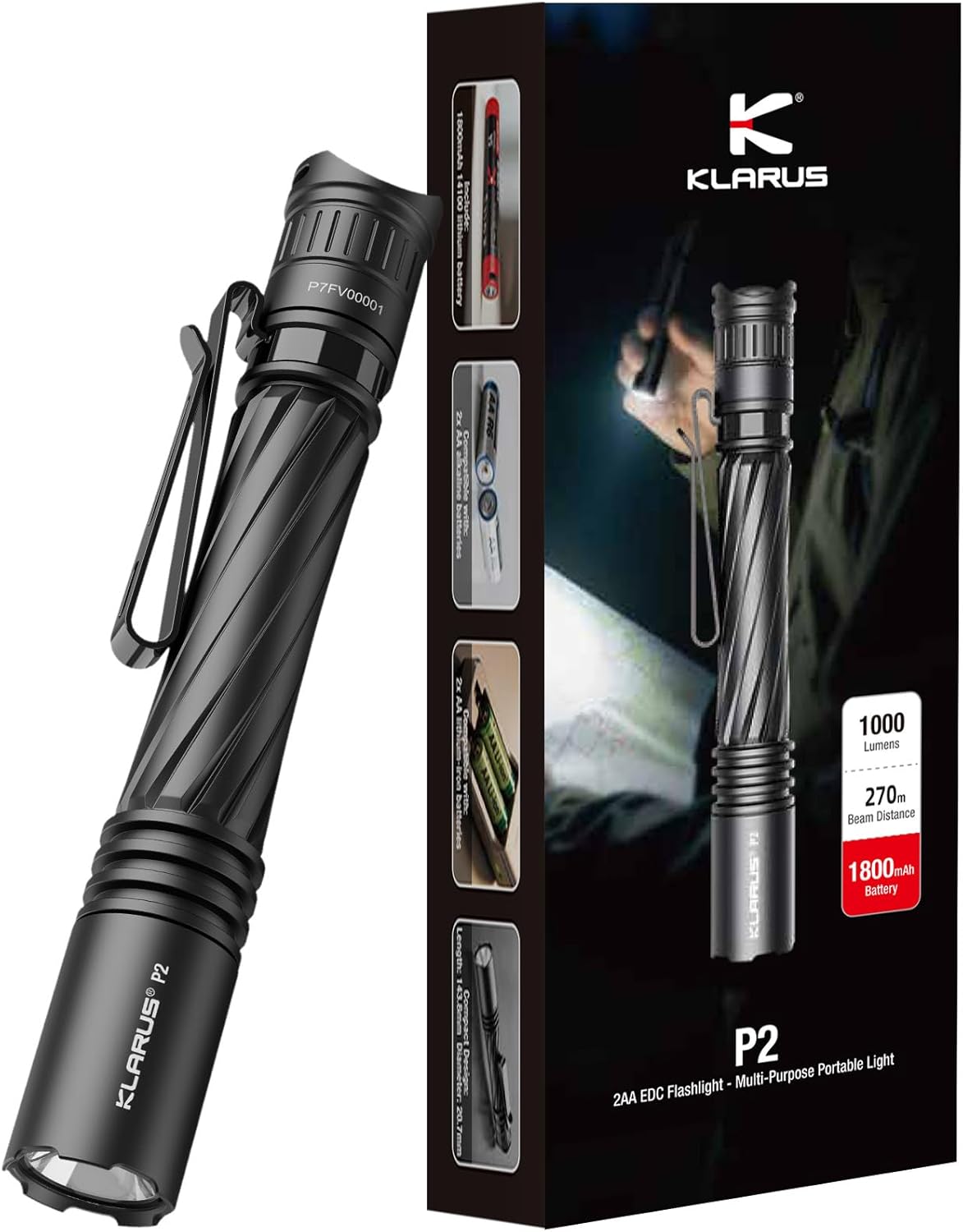 KLARUS EP12  Pennlampa – Test, omdöme & recension av en kraftfull EDC-lampa