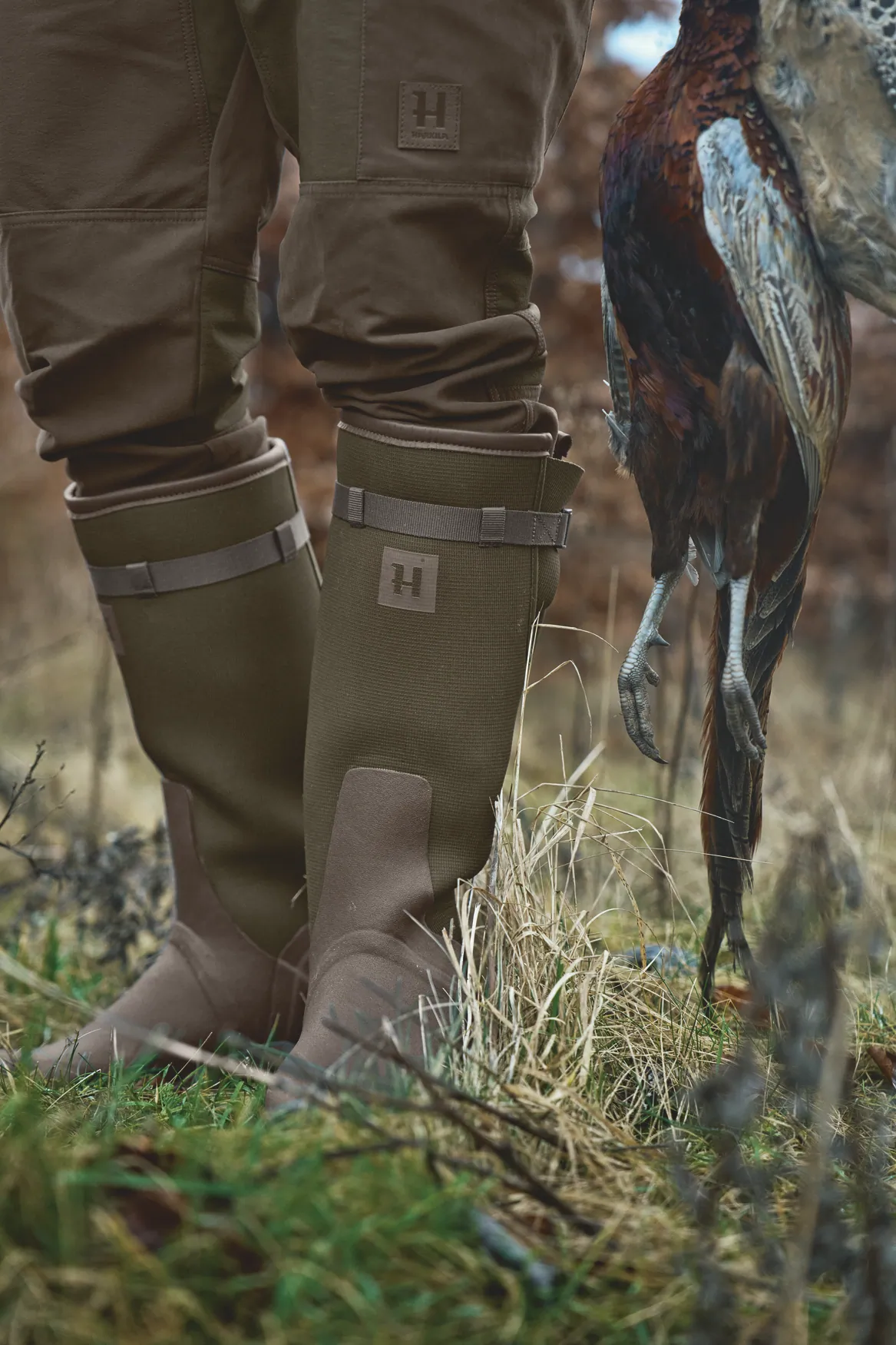 Aktiv jakt i fuktig terräng med Härkila Forester Textile Rubber Boot