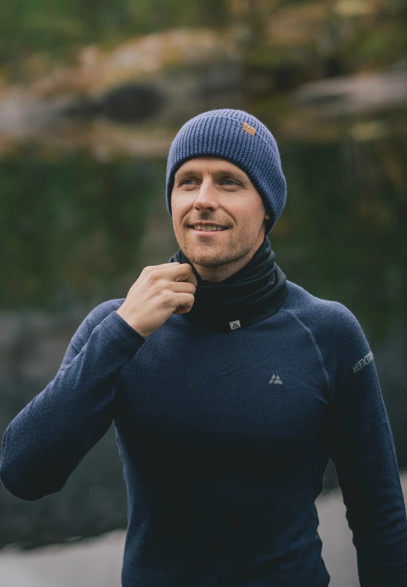 Danish Endurance underställ i kroppsnära passform – exempel på hur storleken sitter i praktiken