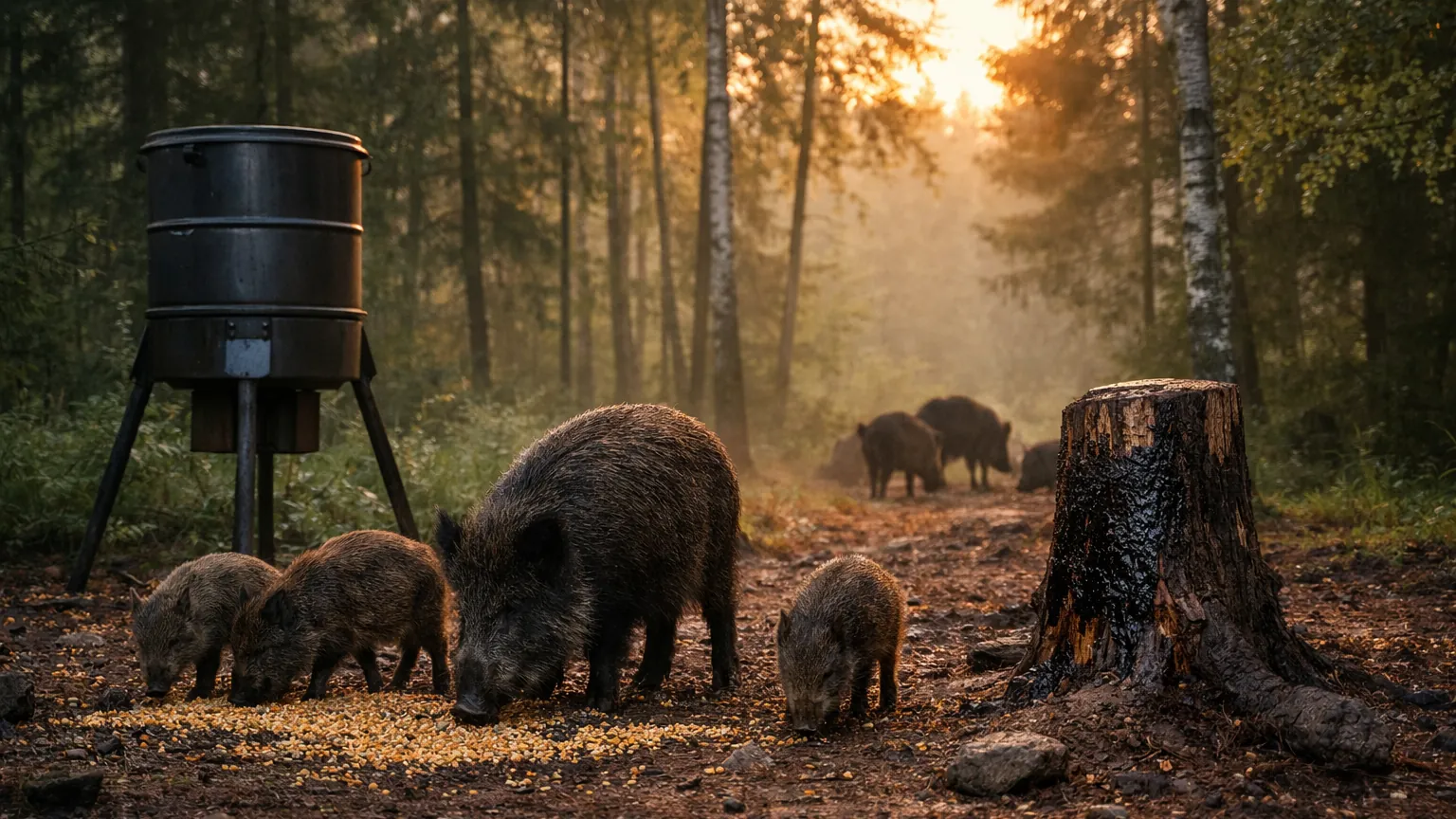 Vildsvinsåtel – komplett guide från uppbyggnad till säker jakt
