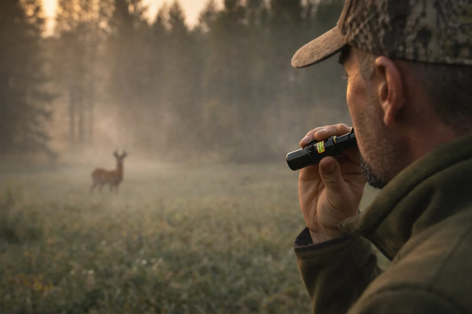 Hubertus Game Call Roe Deer – justerbar lockpipa för råbock