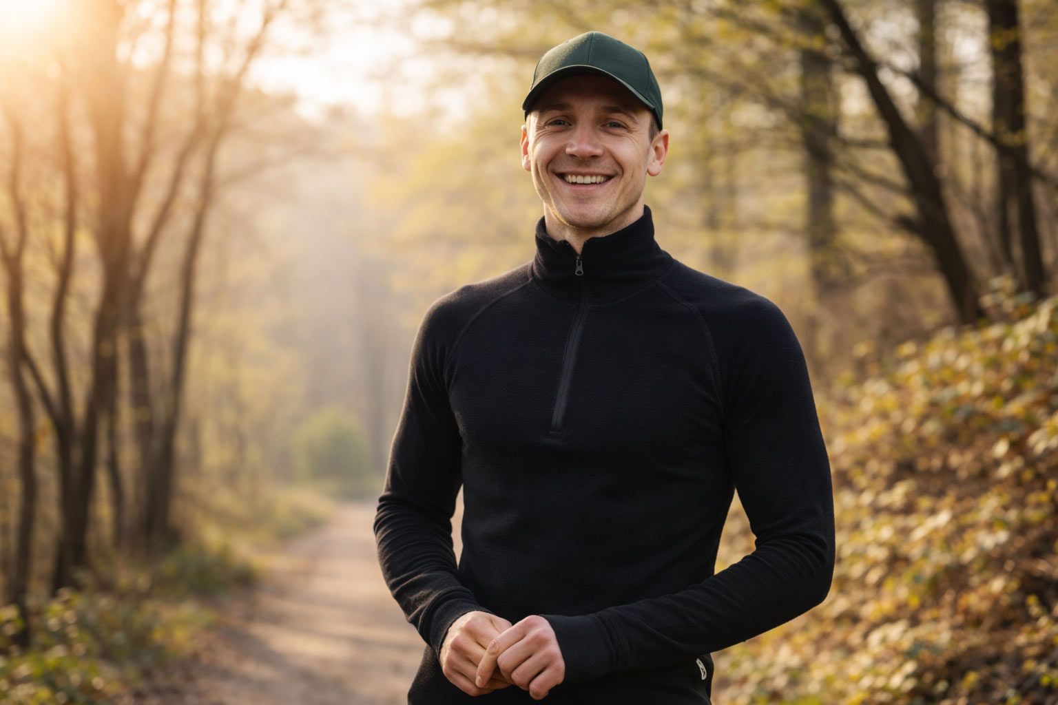 Danish Endurance underställ merinoull half zip 180 g/m² – för vandring och friluftsliv