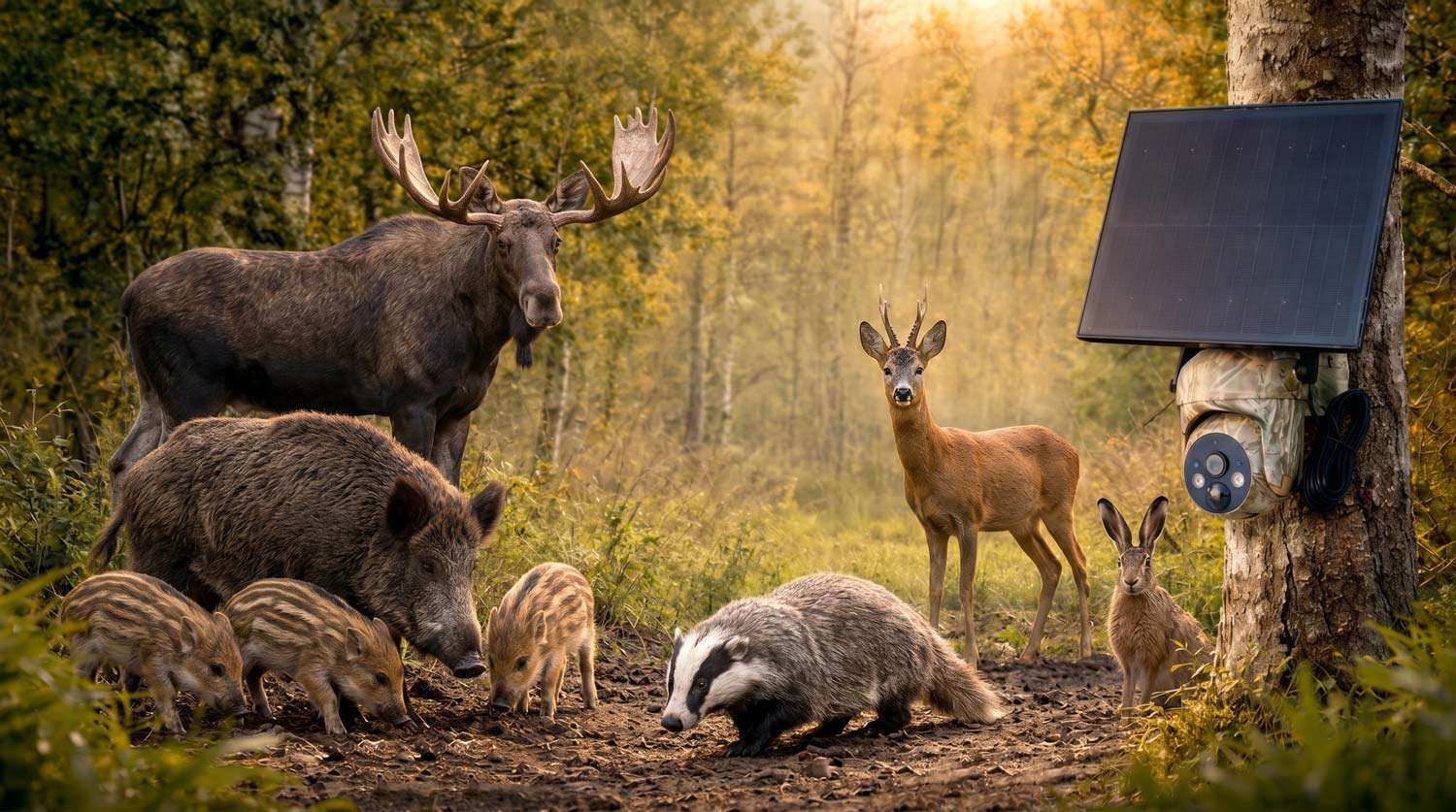 Ett år med åtelkamera – vilka djur rör sig egentligen i skogen?