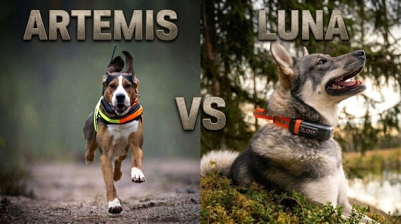 Tracker Luna vs Artemis – vilken hundpejl ska du välja?