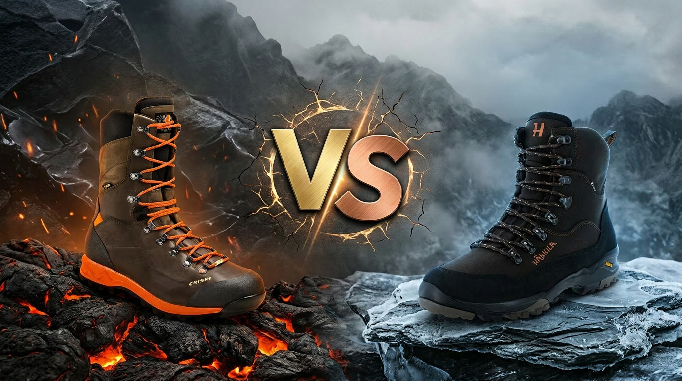Crispi Titan Brown GTX vs Härkila Pro Hunter Light GTX – Vilken jaktkänga passar dig?